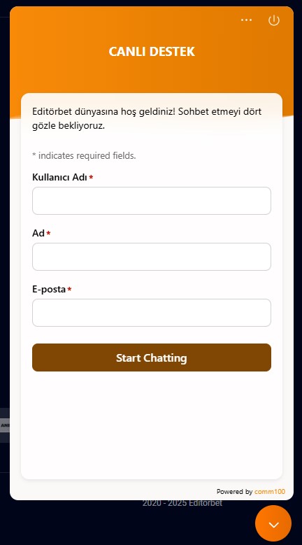 editörbet canlı destek